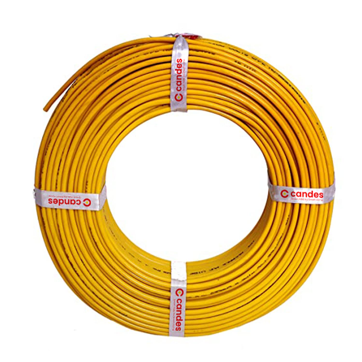 Candes Eco-Friendly Multistrands 2.5sqmm FR PVC Insulated Copper Cable for Domestic & Industrial Connections Electric Wire (25 Meter, Yellow) (B0BM9L5KCL) Amazon Price History, Amazon Price Tracker