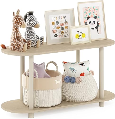 Miniatura 20 de Furinno Turn-N-Tube - Estantes de almacenamiento, estante para libros de 3 niveles, estante esquinero, estantes abiertos sin herramientas, para