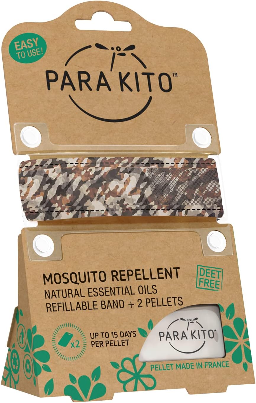 PARA'KITO Mosquito Insect & Bug Repellent Wristband - Waterproof, Outdoor Pest Repeller Bracelet w/Natural Essential Oils (Forest) - Image 6
