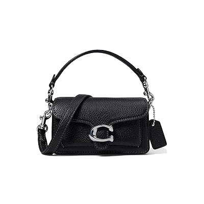 COACH Polished Pebble Leather Tabby 12 Cross Body Women