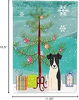 Vista 145 de Caroline's Treasures BB4243GF Bandera de jardín con texto en inglés «Merry Christmas» con texto en inglés «Merry Christmas», bandera decorativa