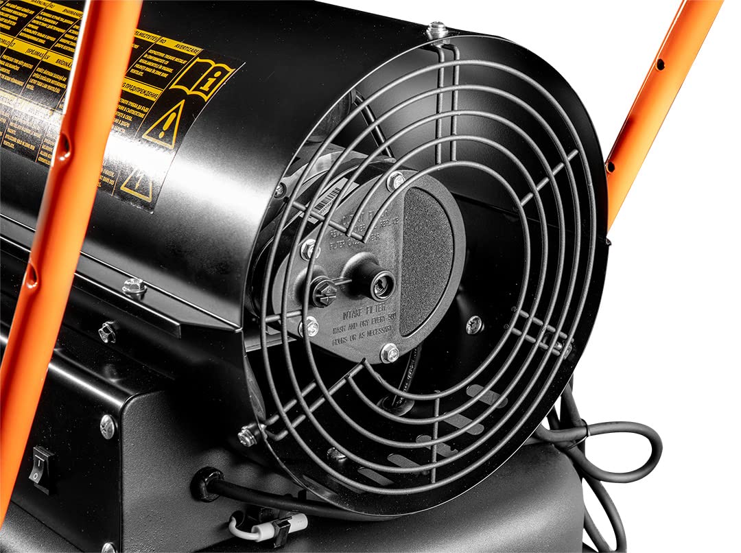 NEO TOOLS Ölheizgerät 30kW Mit Rädern - Mobile Wärmequelle Für Paraffin & Diesel