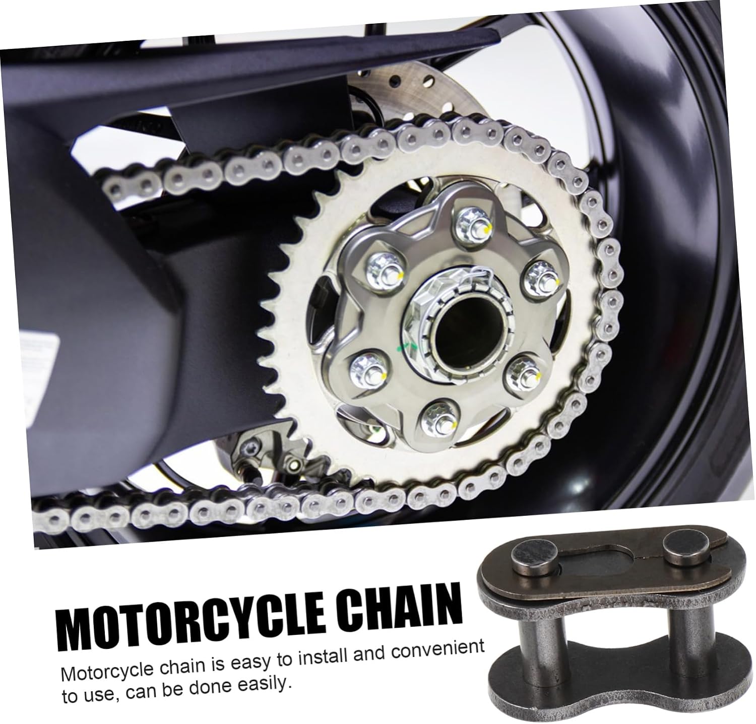 PRETYZOOM 4pcs Motorcycle Chain Interface Connector Link for Bike Motorcycle Chain Repair Link