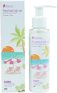 Sunwrap-M: Sunscreen Lotion SPF-50| Moisturizing +Sunscreen Avocado, Red Raspberry & Carrot Seed Oils| Offers broad spectr... Price In India