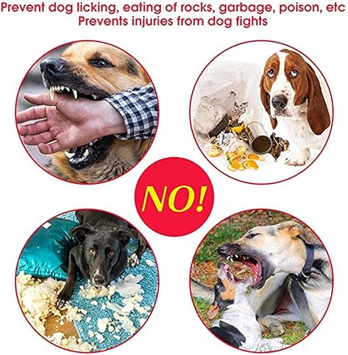 Miniatura 7 de Heele - Bozal para perro de nailon, suave bozal anti mordeduras y ladridos, de malla transpirable para mascotas y perros pequeños, medianos y