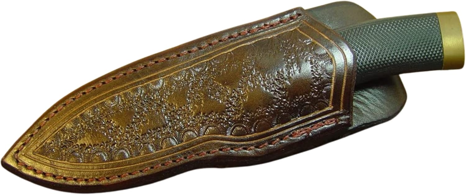 Up for Your Consideration a Custom Left-Hand Leather Knife Sheath for a Buck 692 or Buck 192.