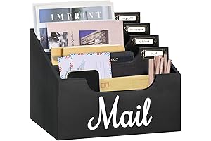 Rustic Mail Organizer: Debuting Sophisticated Desk Elegance