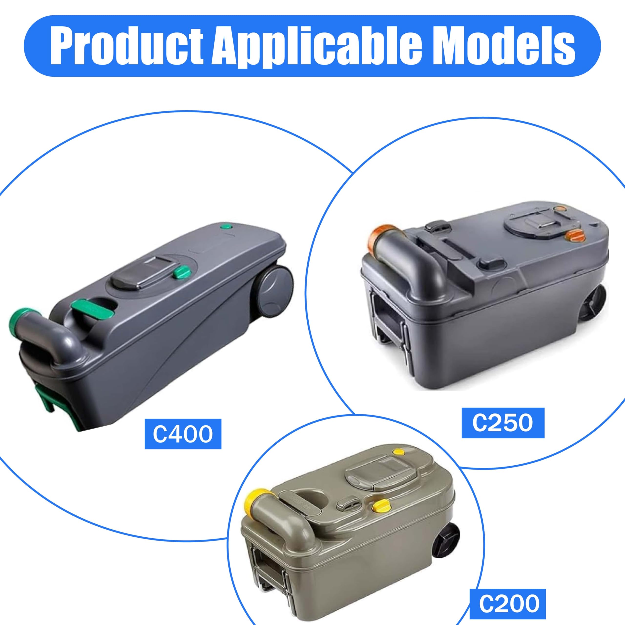 Junta Deslizante Para Inodoro Thetford – Compatible Con Modelos C2, C3, C4, C200, C250, C260, C400, C500 (a Partir De Junio 2000)