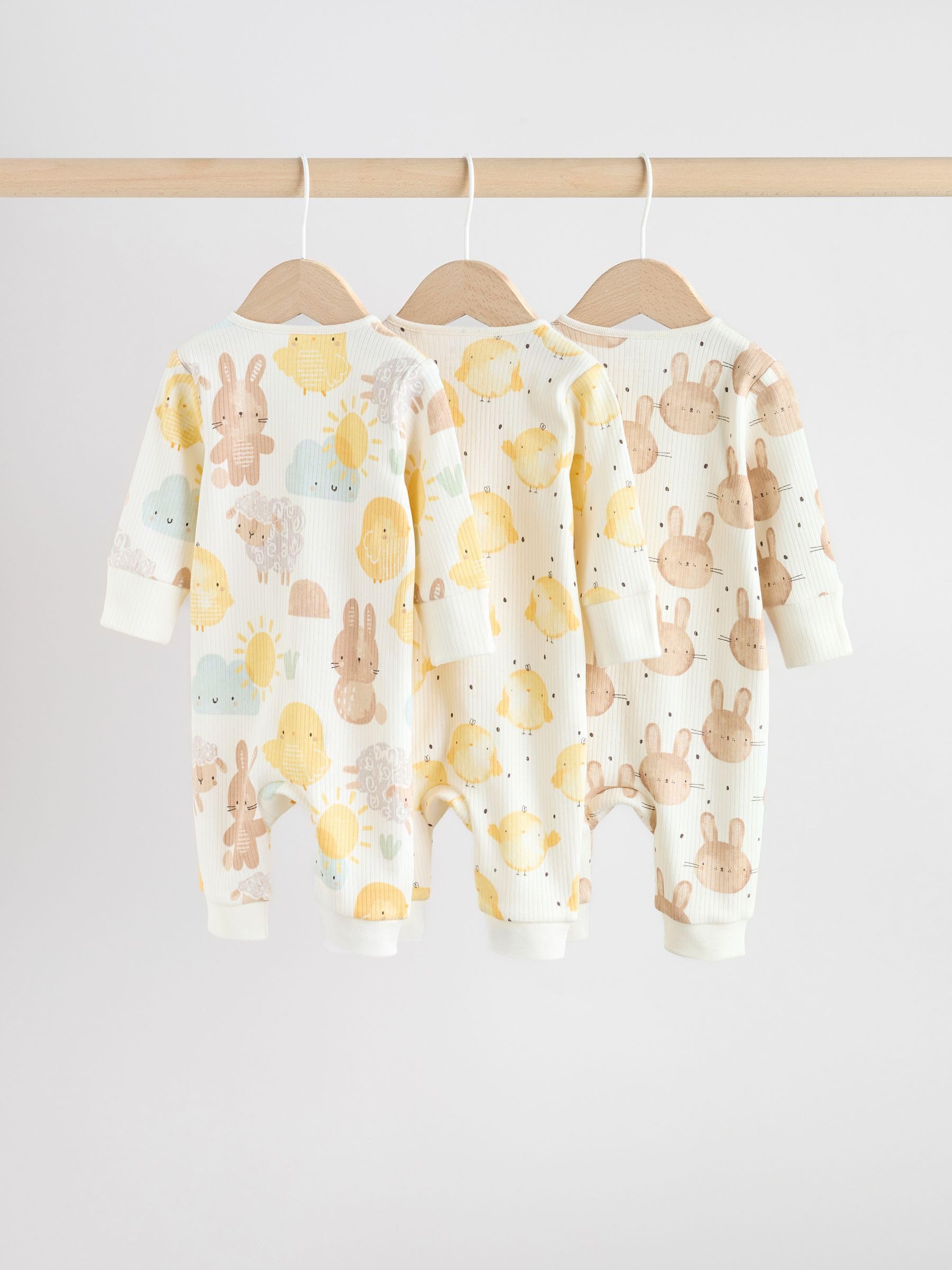 NEXT Bébé Dors-Bien à Zip Double Sens bébé, Lot de 3