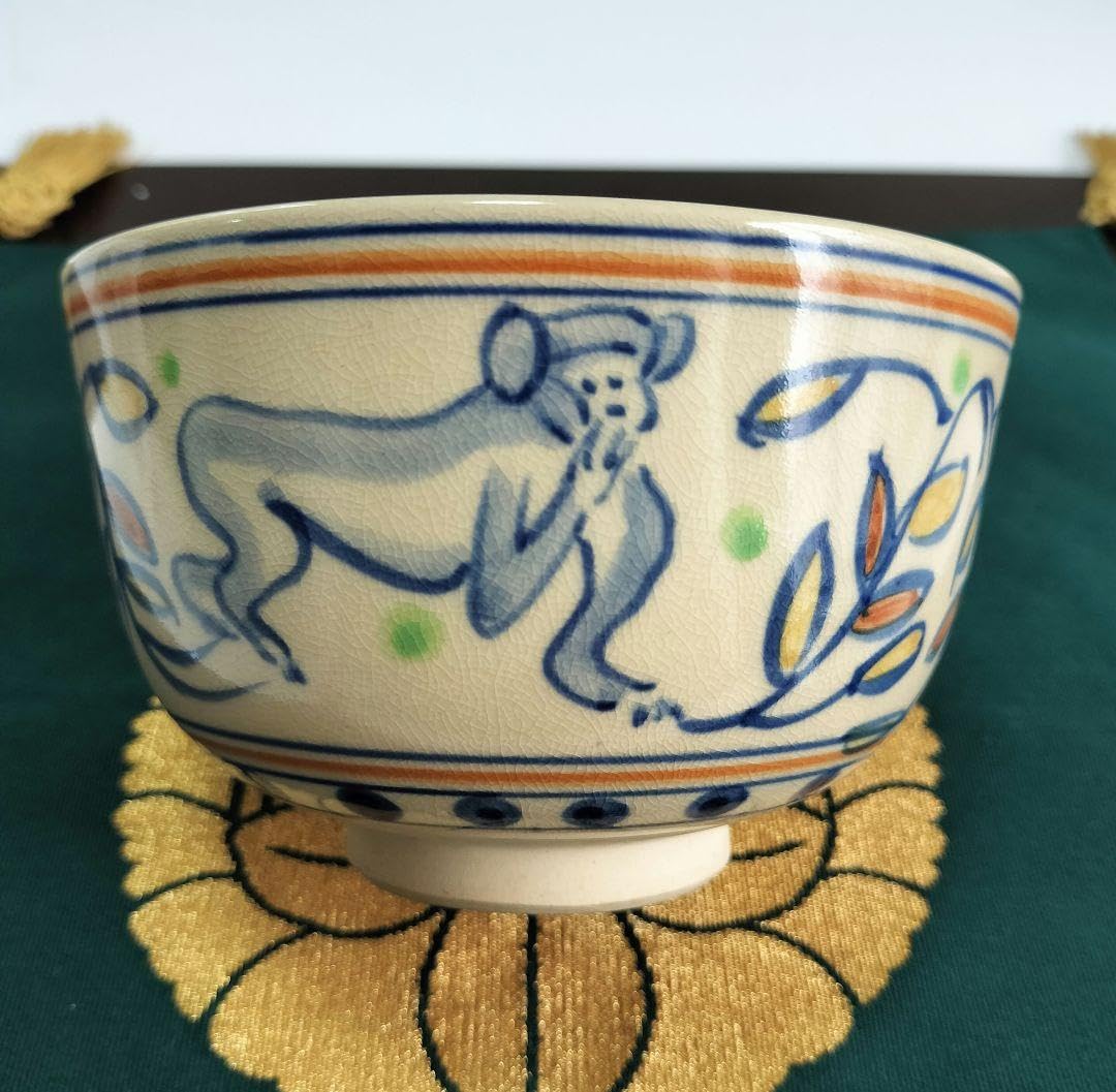 妻の作った 抹茶茶碗 カフェオレボウル 陶芸 猫舌に捧げる器 フランス風味 妻の作った 抹茶茶碗 カフェオレボウル 陶芸 猫舌に捧げる器