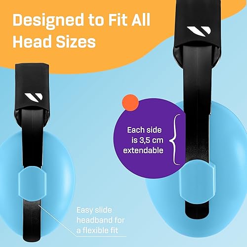 Miniatura 12 de Vanderfields Auriculares con cancelación de ruido para bebés, niños pequeños, bebés de 3 meses a 2 años