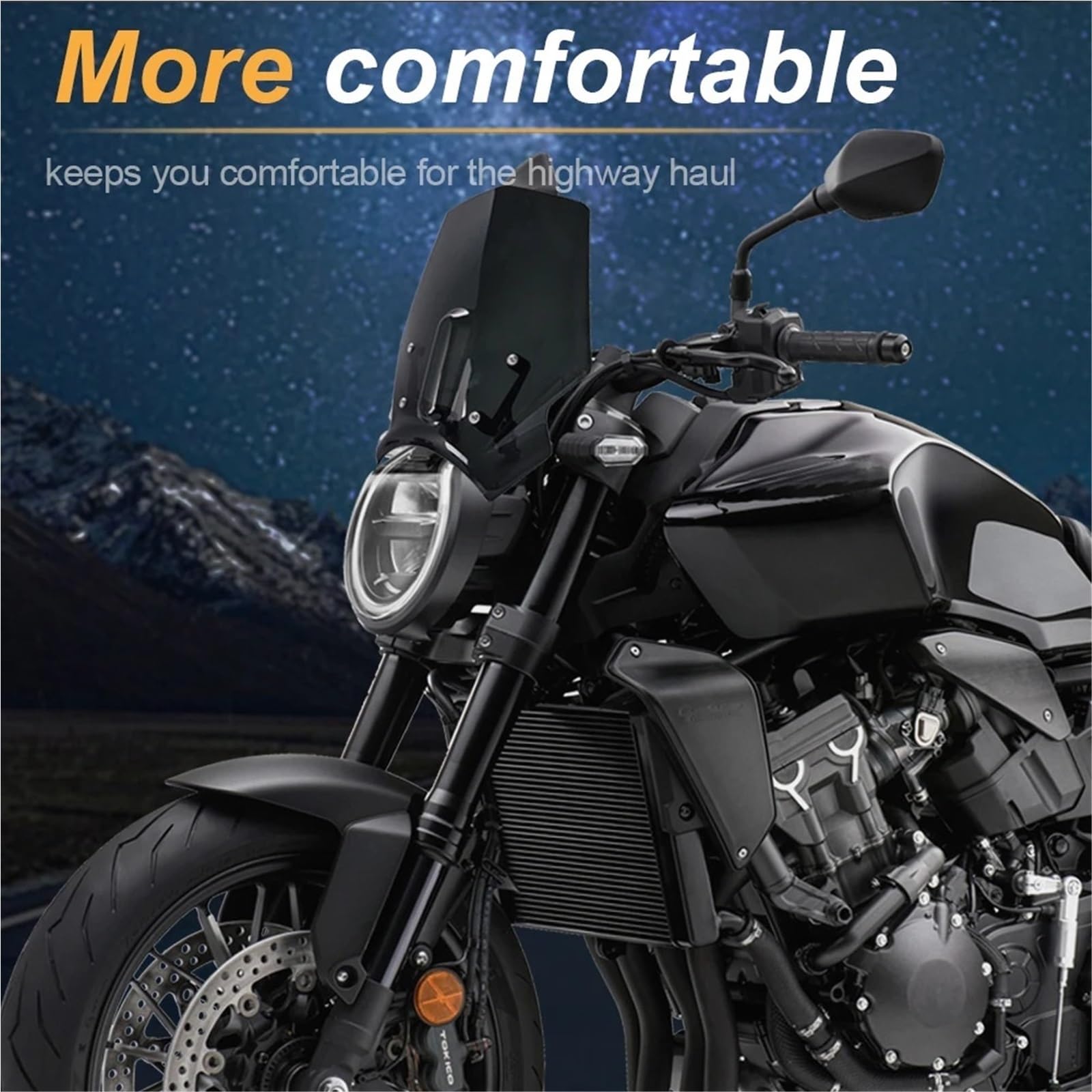 Przednia szyba motocyklowa Do Honda CB1000R CB650R Windscreen