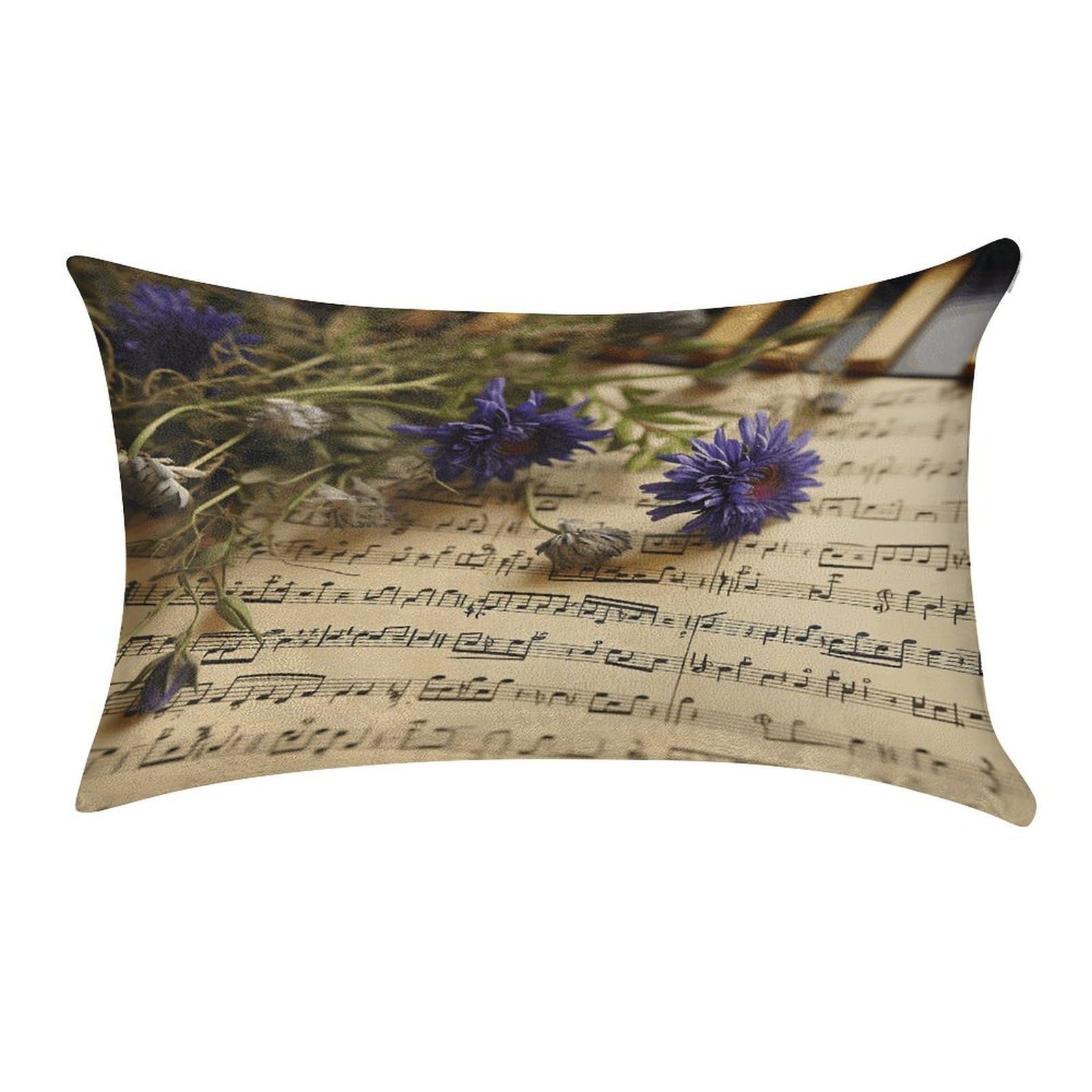 Fekiloot Style Music Sheet Pillow Covers Home Decor Pillow Cases