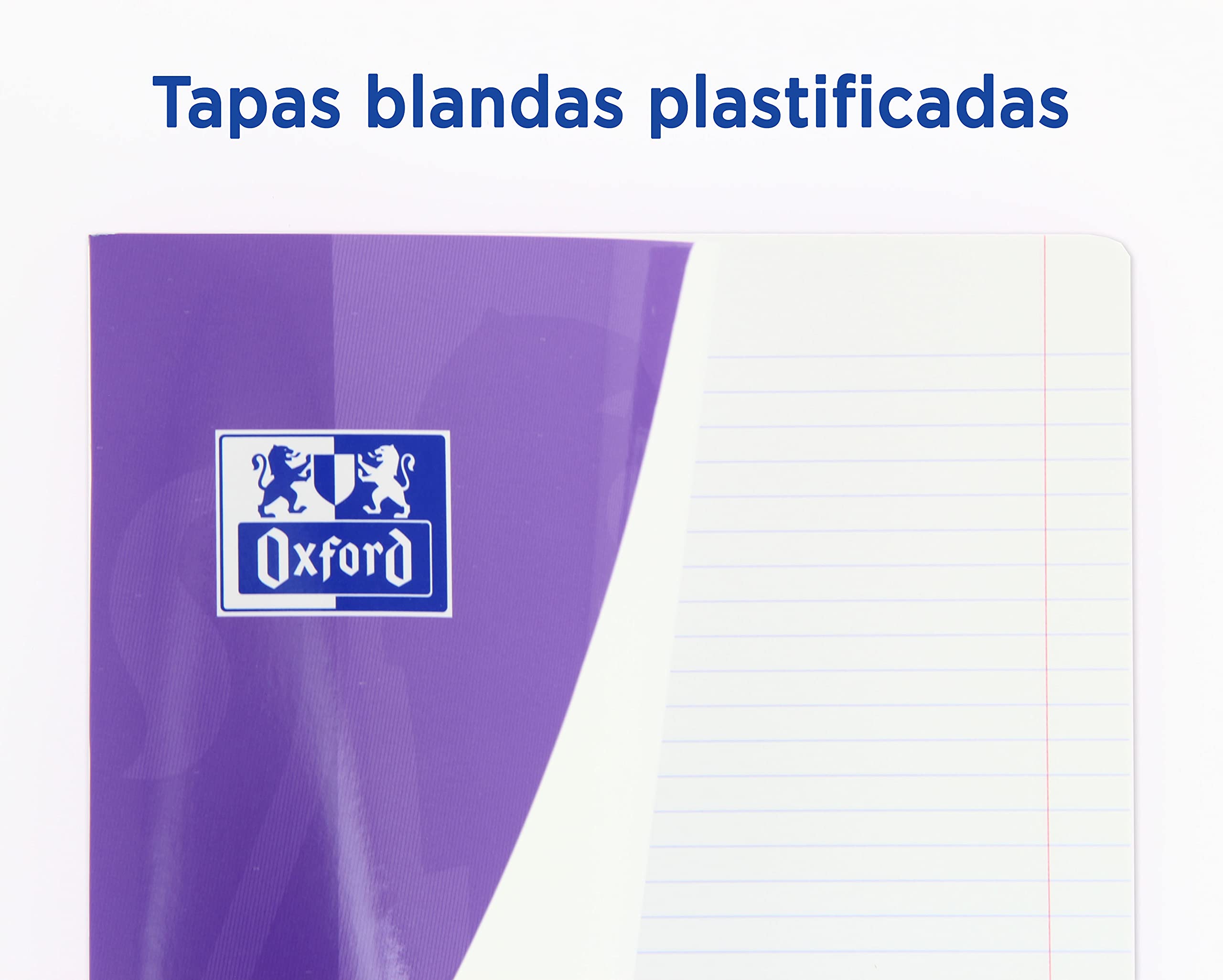 Oxford Classic 100103428 – Pack de 10 cahiers grapadas à couverture souple Format A4