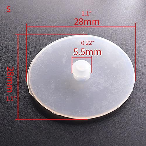 Miniatura 8 de Válvula universal para olla arrocera, junta de goma, válvula de vapor, almohadilla de silicona, repuesto de sellador de válvula de flotador, 5 piezas