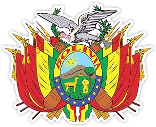 Bolivia coat of arms sticker decal 5" x 4"