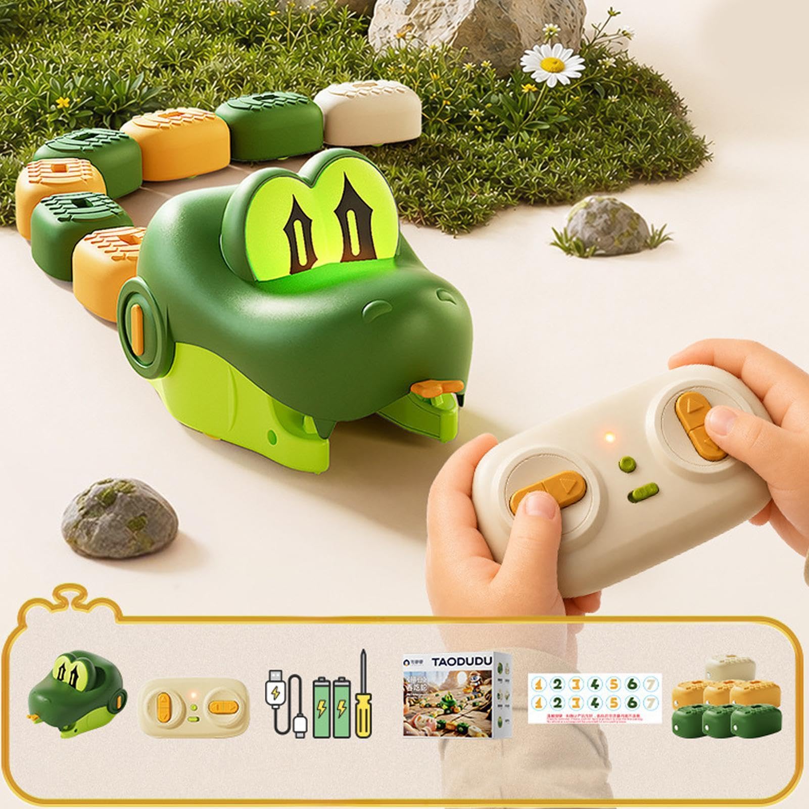 Snake Game con Suoni Auto da Corsa Radiocomandata Interattiva che si Mangia