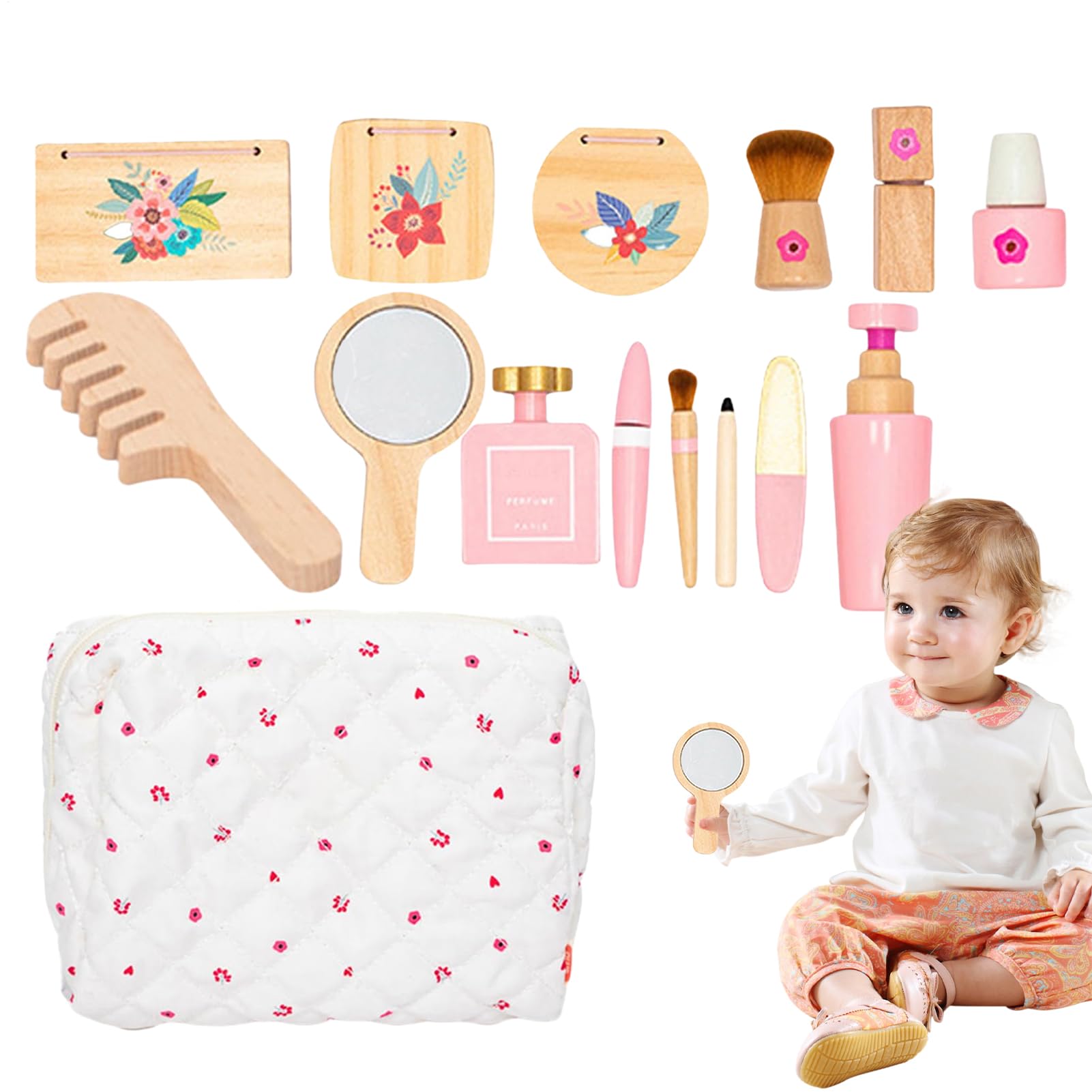Wood Beauty, parrucchiere e trucco, giocattolo di bellezza e parrucchiere