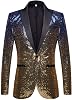 PYJTRL Mens Sequin suit jacket