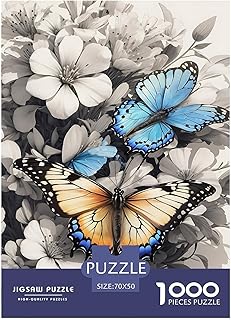 Comprar Puzzle Beautiful Mariposa De 1000 Piezas Interesante Rompecabezas Hombres Y Mujeres De 1000 Piezas Pintura Entretenimento 70x50cm/1000pcs