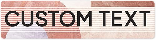 Miniatura 336 de Letrero Personalizado, Letrero de Calle Personalizado, 11 Colores de Fuente, 13 Estilos de Fuente, 4 Opciones de Agujeros, 22 Tamaños, 6x24 Madera