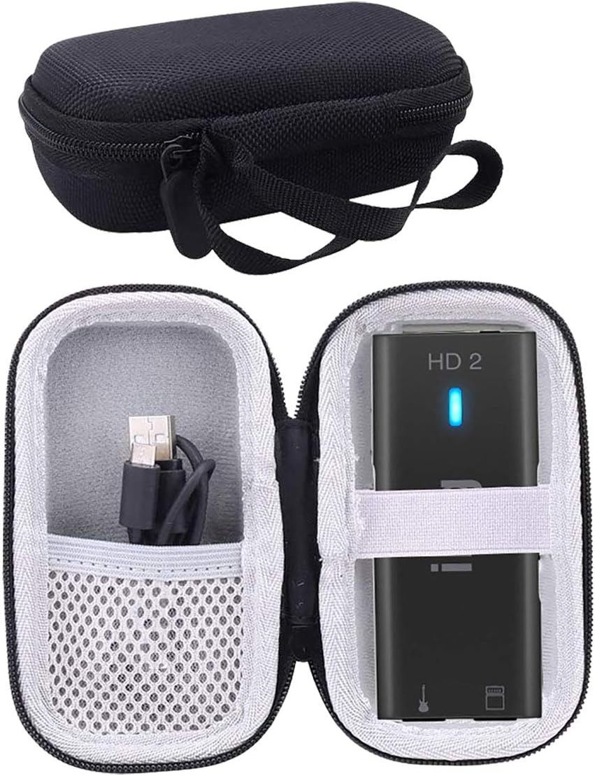 WERJIA Hard Travel Case for IK Multimedia iRig 2/iRig HD 2 Guitar Interface Adaptor