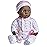 JC Toys - La Baby | African American 20-inch Large Soft Body Baby Doll | Washable | Removable Pink Outfit w/ Hat and Pacifier | For Children 2 Years +