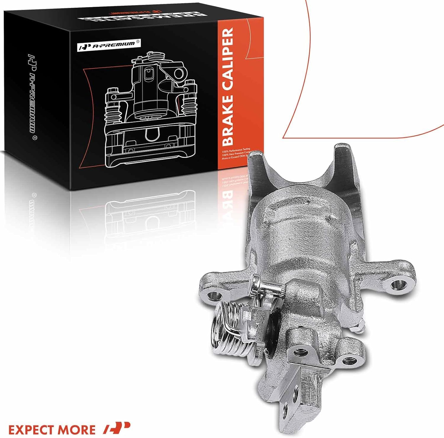 A-Premium Disc Brake Caliper Assembly Without Bracket Compatible with Select Honda Models - S2000 2000-2009 2.0L 2.2L - Rear Left Driver Side