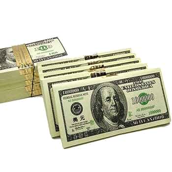 レア！アメリカ ホラー映画 100万ドル紙幣 モンスター 紙モノ ドル札 マット アメリカ 紙幣 100ドル お金 インテリア doller