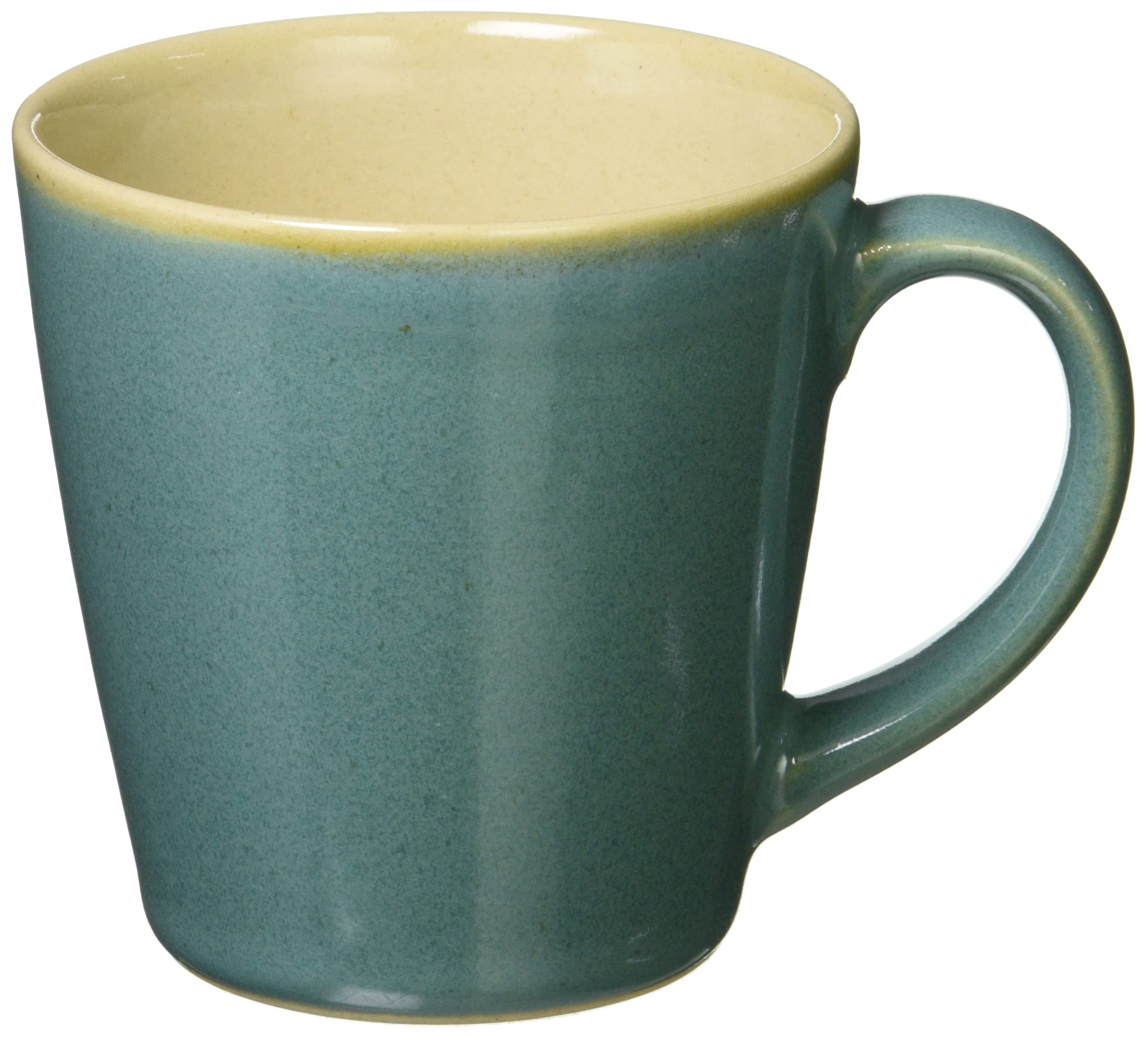 Mashiko Ware Mug Blue Celadon Glaze 9oz Earthenware Coffee Cup Japan Tsukamoto