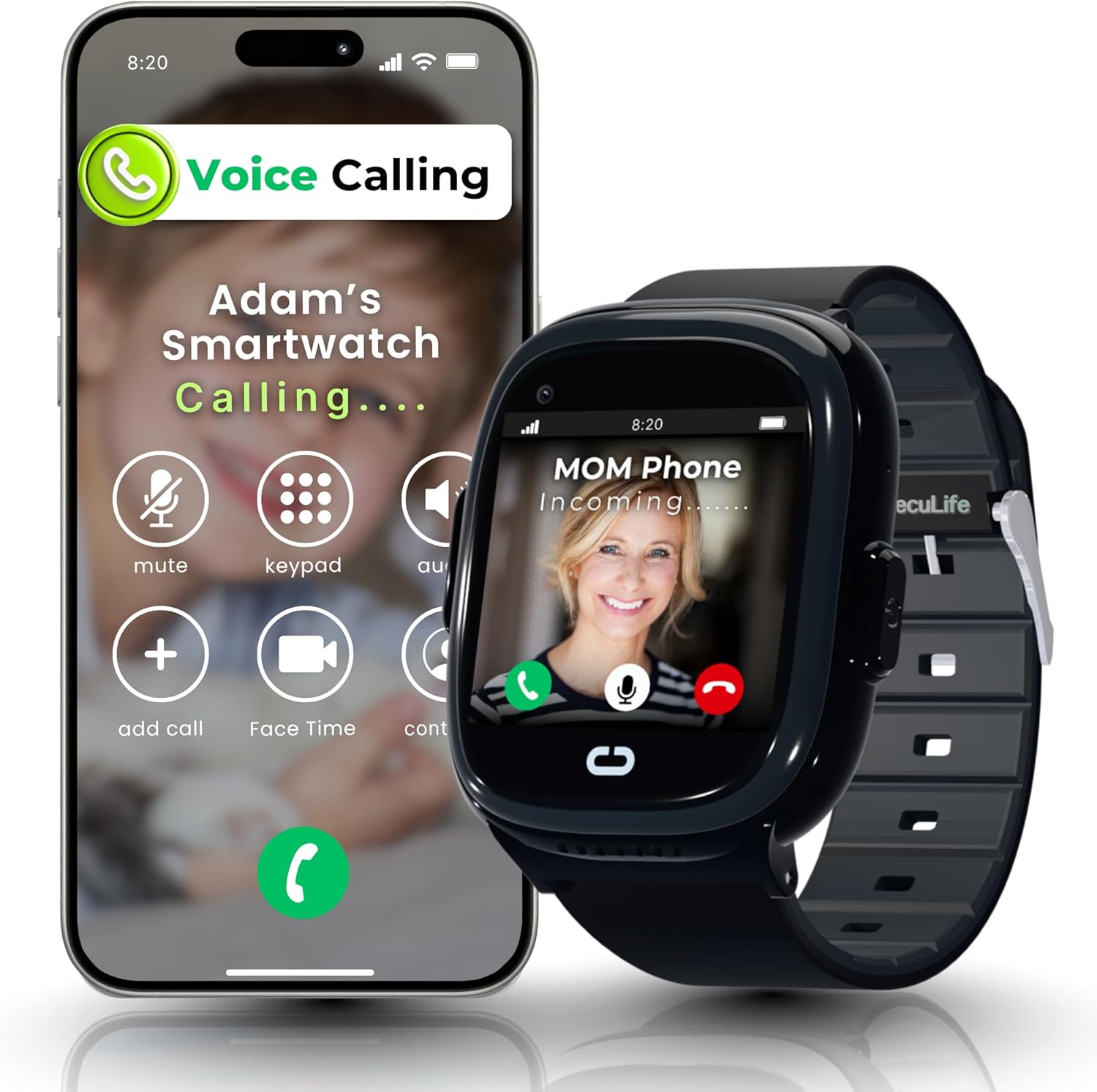 2025 Model Smart Watch | Phone Watch & GPS Tracker | Calling, Texting, GPS Tracking, Camera, School Model | SOS & Safety Alerts