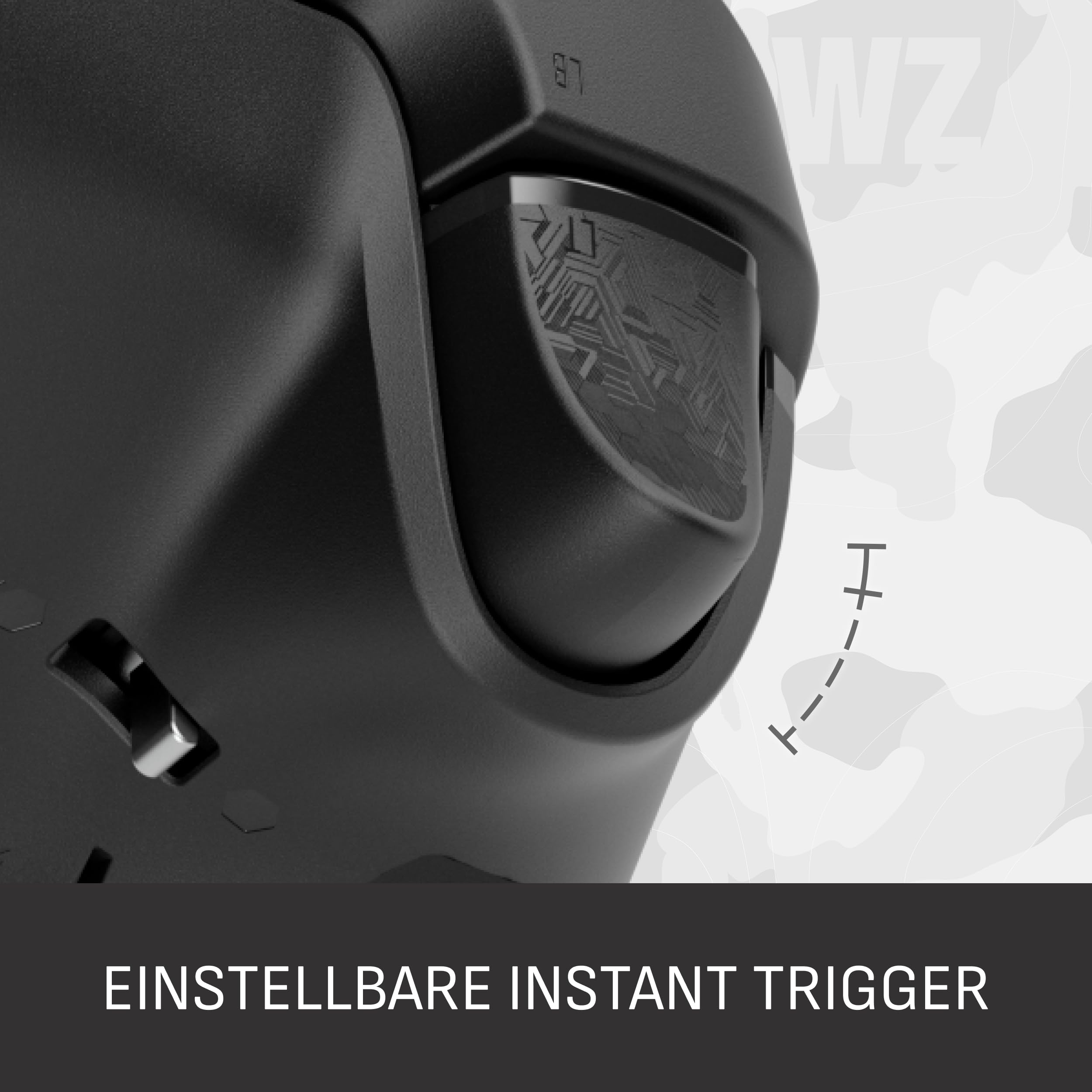 Scuf VALOR PRO COD Warzone (Light) Xbox-Controller mit Kabel – Anpassbare Rücken-Paddles, Sofort-Triggern, Hall-Effekt-Daumenstifte, Audio-Steuerungen – Xbox Series X|S, Xbox One, Windows PC