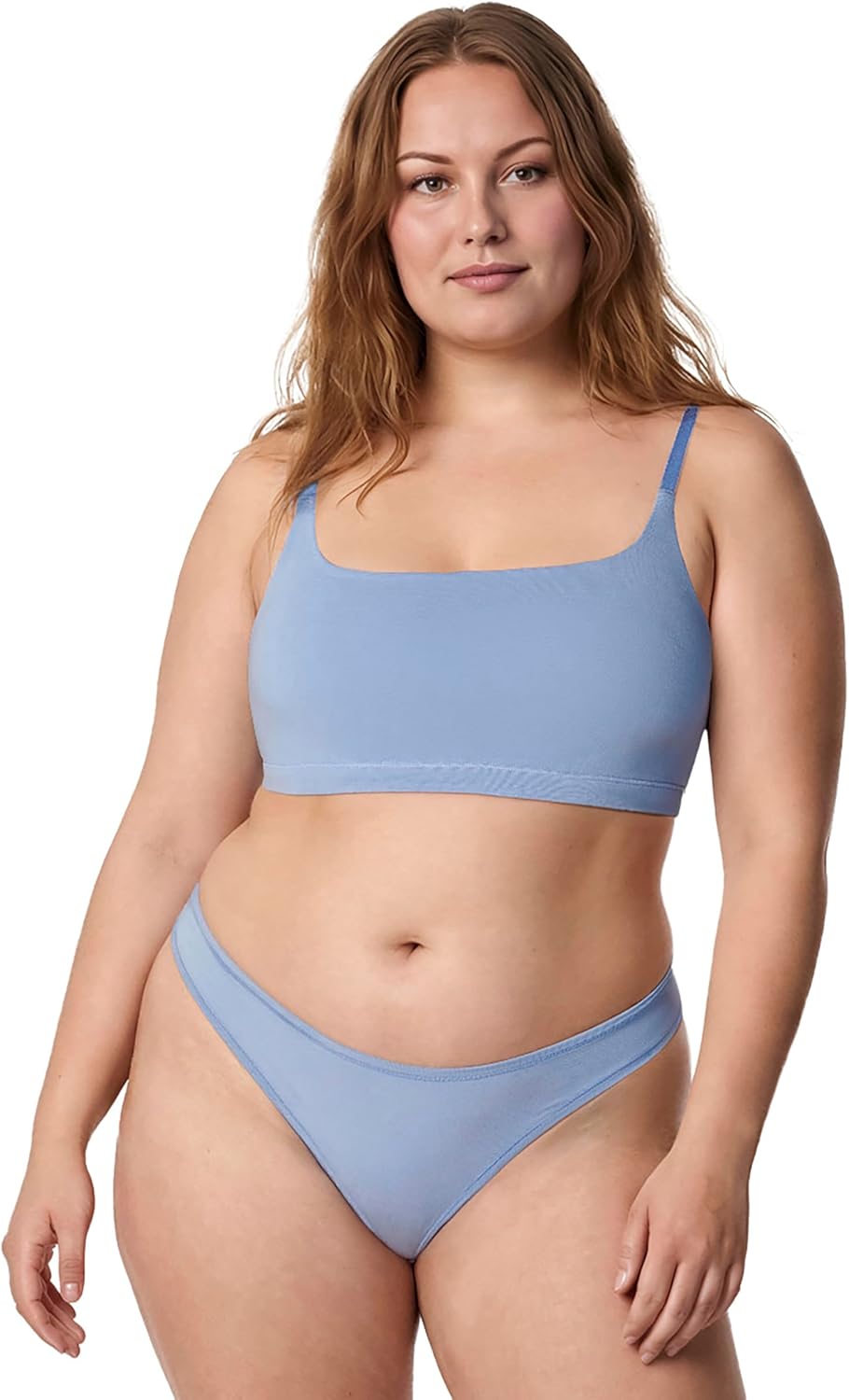 Florence by Mills Women's Softie Cotton Scoop Bralette