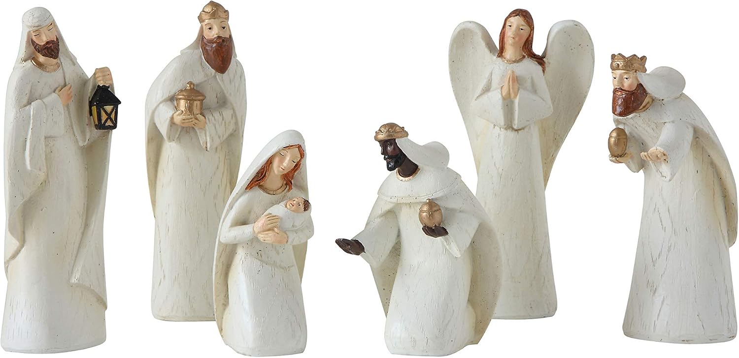Creative Co-op Boxed Wood Nativity