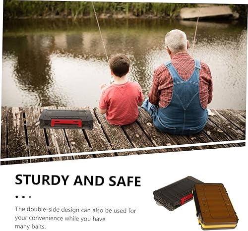 Miniatura 8 de Sosoport Caja de señuelos para guardar, caja organizadora, señuelo de pesca, multirejilla, cajas de señuelos de polipropileno, accesorio de pesca,