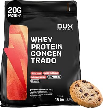 Whey Protein Concentrado Cookies 1.8kg Dux - Hipertrofia