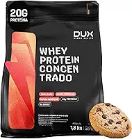 Whey Protein Concentrado Cookies Refil 1.8kg – Contribui Para o Ganho Muscular Hipertrofia – Dux Human Health