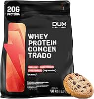 Whey Protein Concentrado Cookies Refil 1.8kg – Contribui Para o Ganho Muscular Hipertrofia – Dux Human Health