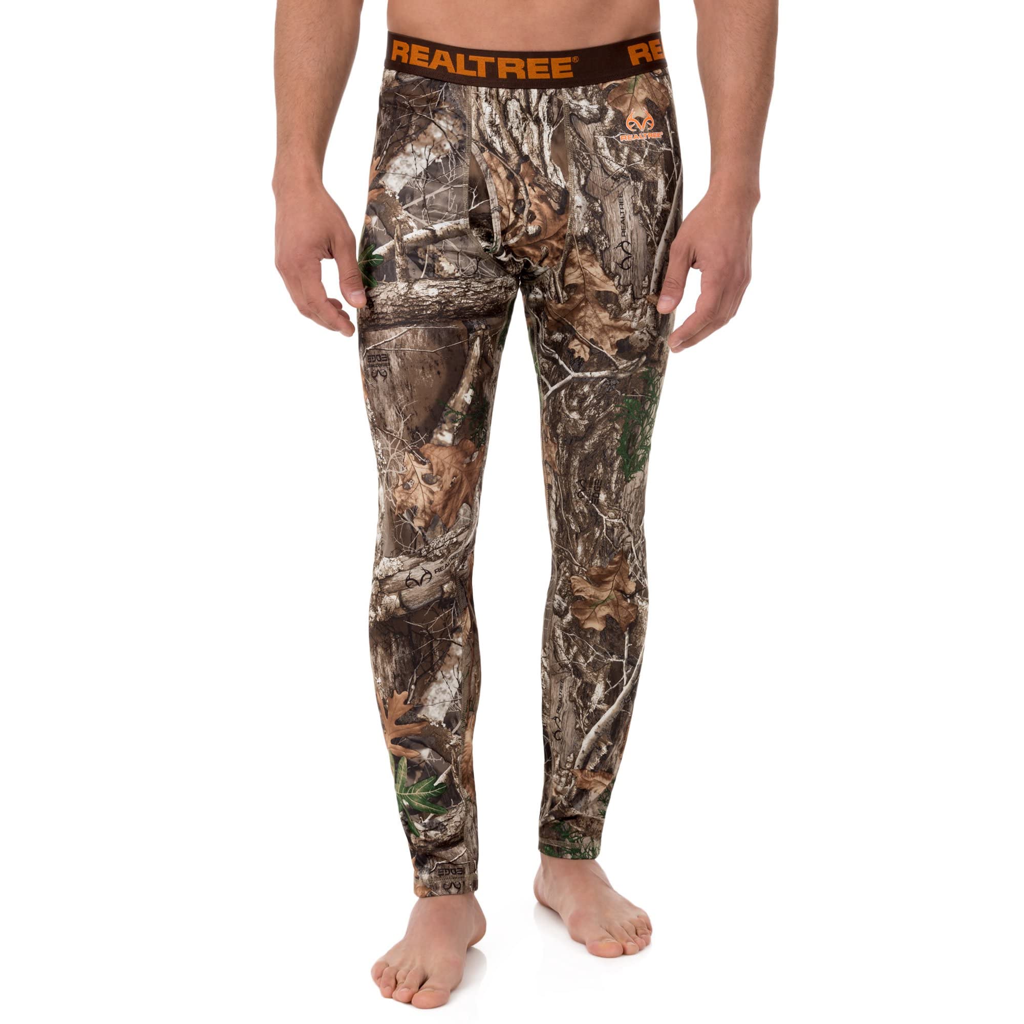 RealtreeMen's Heavyweight Fleece Thermal Underwear Bottom