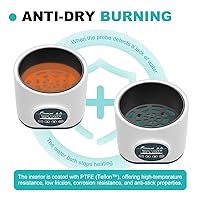 Vista 5 de JOANLAB Calentador termostático digital de baño de agua de laboratorio 3L con función anti-secado 212.0 °F calentamiento de precisión