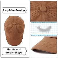 Vista 16 de Peecabe Gorra de béisbol para niños pequeños, unisex, de algodón, ajustable, para bebés, niños, gorra de béisbol para niñas de 1 a 5 años