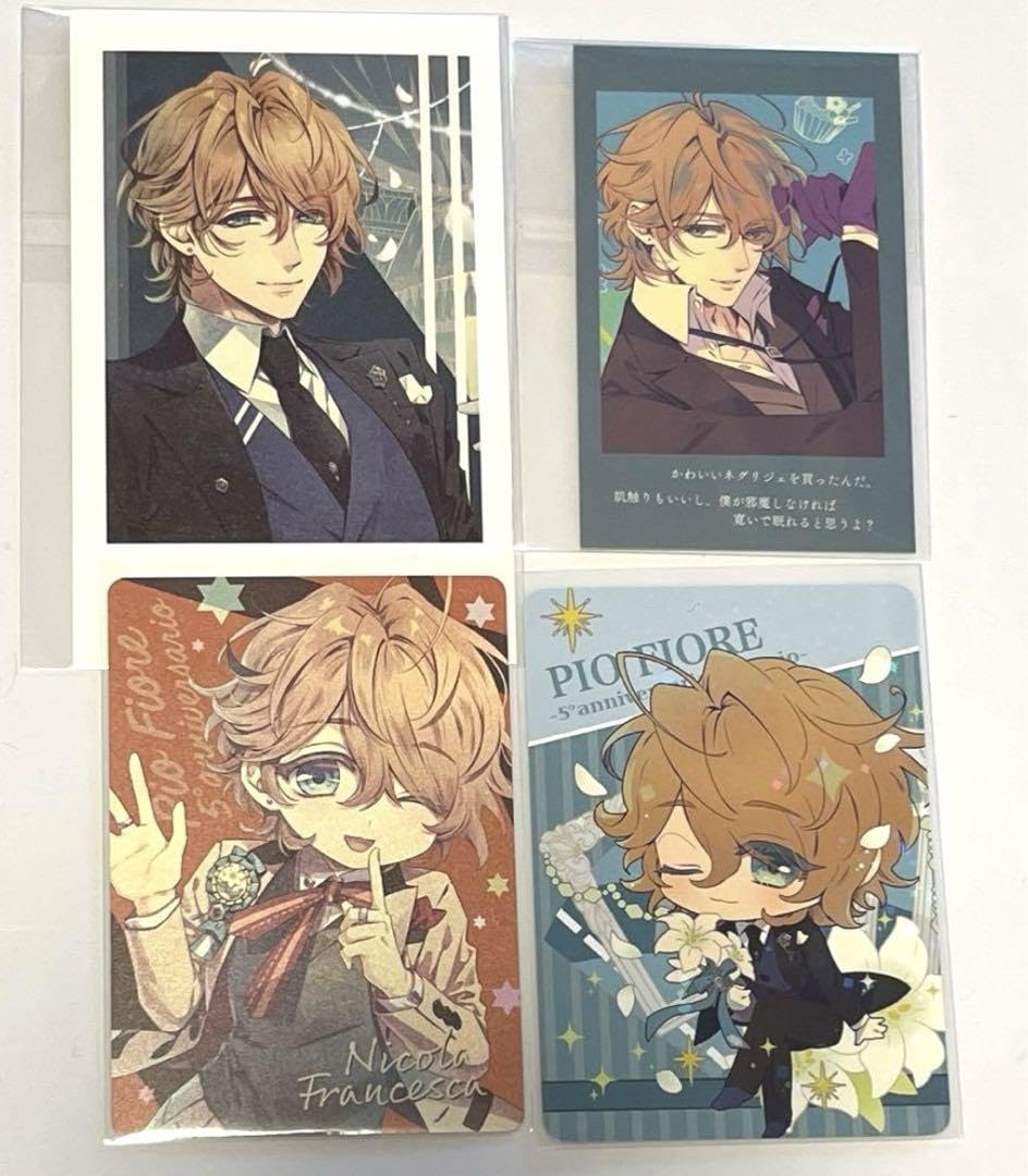 ピオフィ　アクカ　缶バッジ　フォトカ　パルカ　ニコラ　ピオフィオーレの晩鐘 オトメイトマーケット ピオフィオーレの晩鐘 ピオフィ 缶バッジ