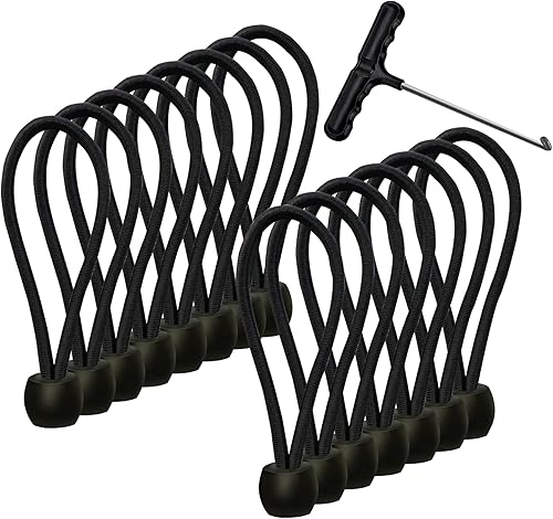 Miniatura 6 de Bandas elásticas de repuesto para trampolín, cuerdas elásticas de repuesto para pelota elástica, cuerdas elásticas de repuesto resistentes para