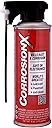 CorrosionX Rust Inhibitor, Industrial-Strength Dielectric Corrosion Prevention, Lubricant & Penetrant for Marine, Automotive, Electronics & RV Use, Protects Bolts, Cables, Engines, Parts, 6oz Aerosol