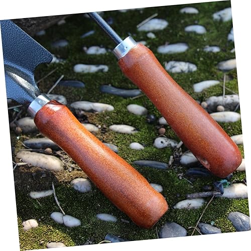 Miniatura 2 de Mikikit 1set Ergonomic Gardening Hand Trowel Tool High Hardness Spade for Digging Planting and Weeding Multi-Functional Design for Outdoor Gardening