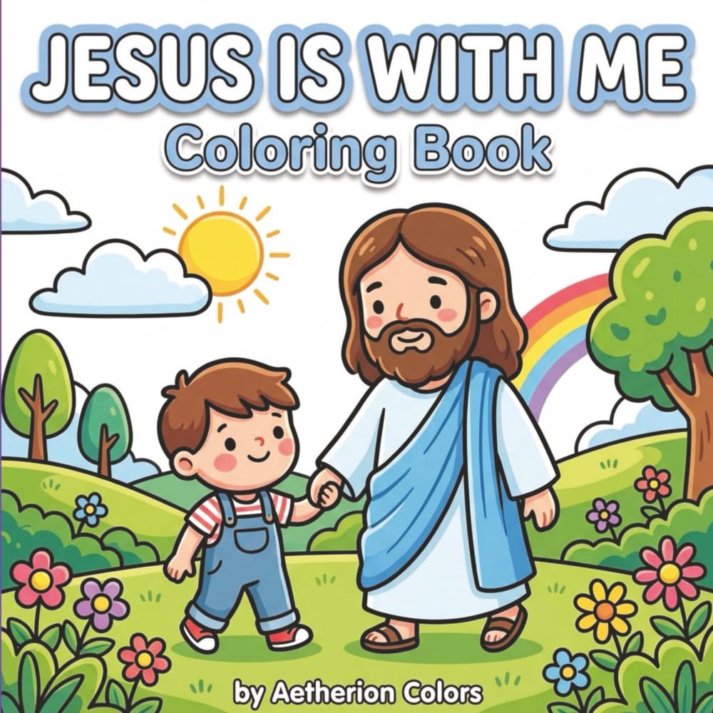 Jesus Is With Me: Coloring Book (The Little Believers Coloring Series)
