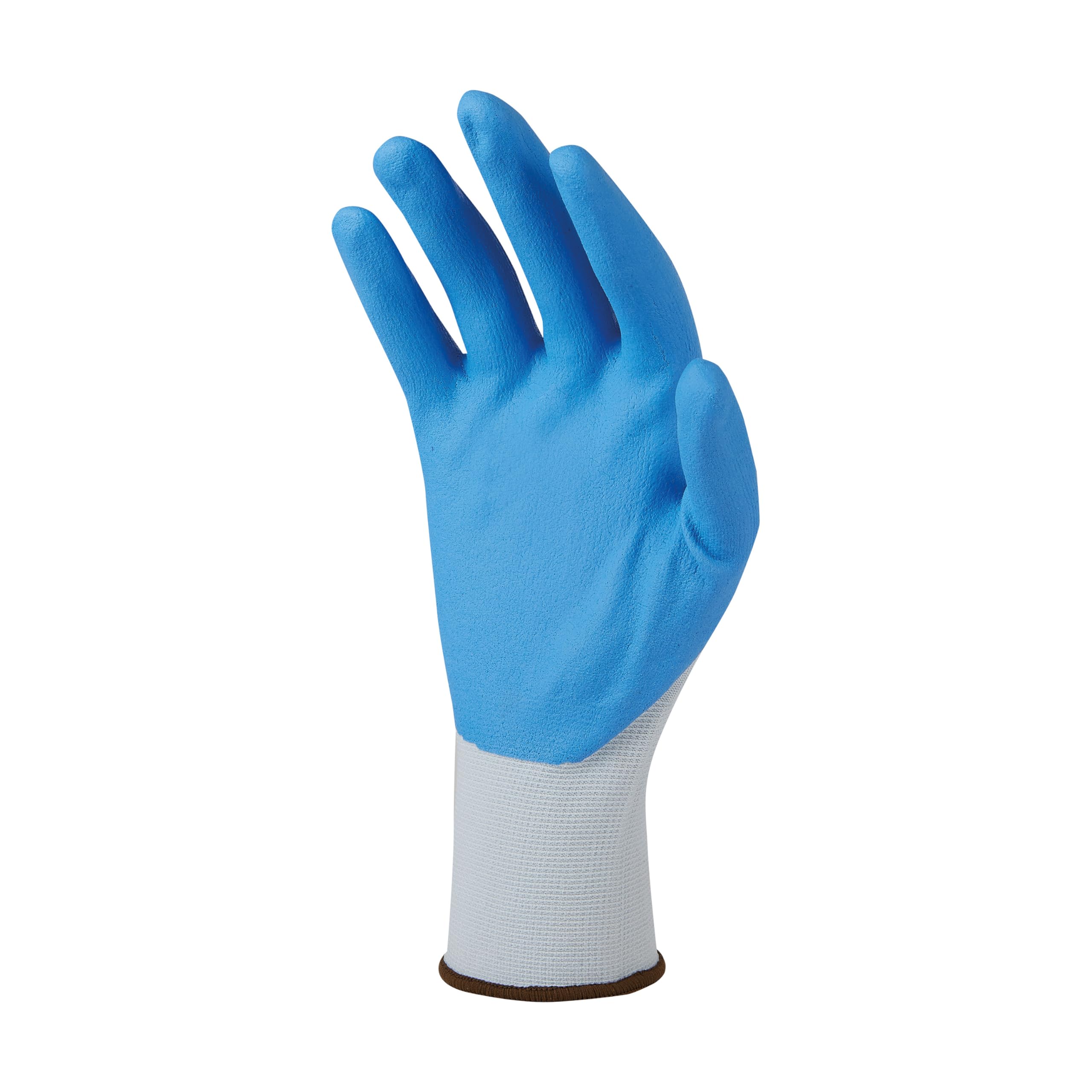 U-Power Lapis rękawice robocze, przeciwwypadowe, materiał Nylon Spandex, rozciągliwe, rozproszenie pianki nitrylowej pianka nitrylowa, ochrona przed zagrożeniami mechanicznymi, szary, jasnoniebieski