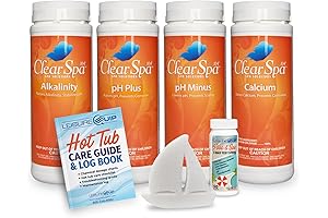 Clear Spa Hot Tub Chemical Kit for Balancing pH Levels