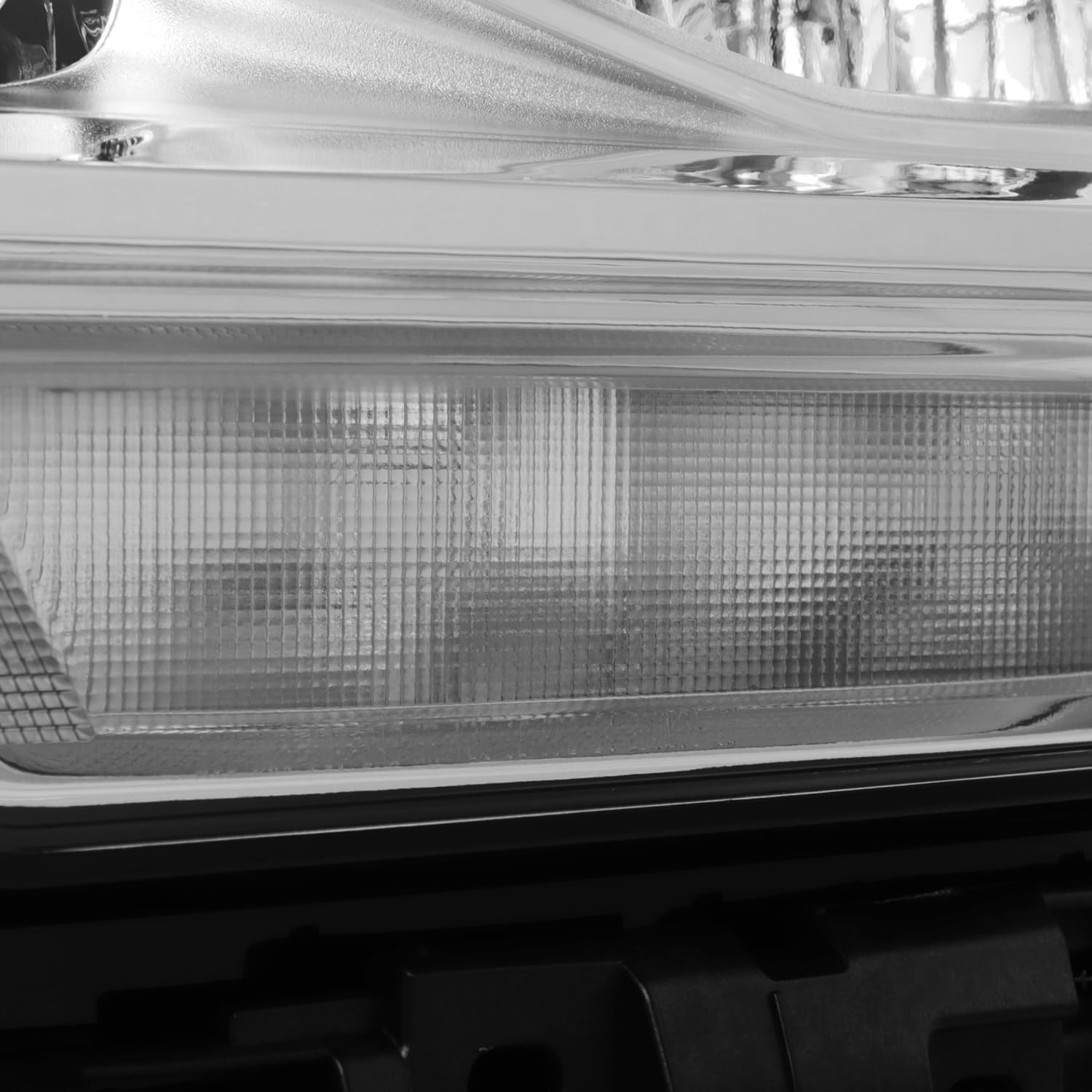 AKKON - Fit 2019 2020 2021 2022 2023 2024 Dodge Ram 2500|3500 Chrome Bezel Halogen Type Headlight Headlamp OE Style Driver - Passenger Direct Replacement