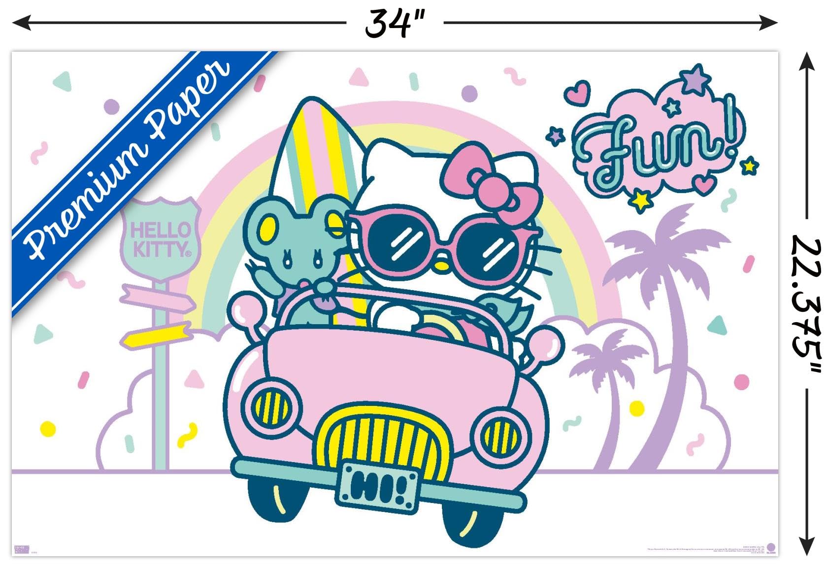 Amazon.com: Trends International Hello Kitty: 20 Kawaii Vacation